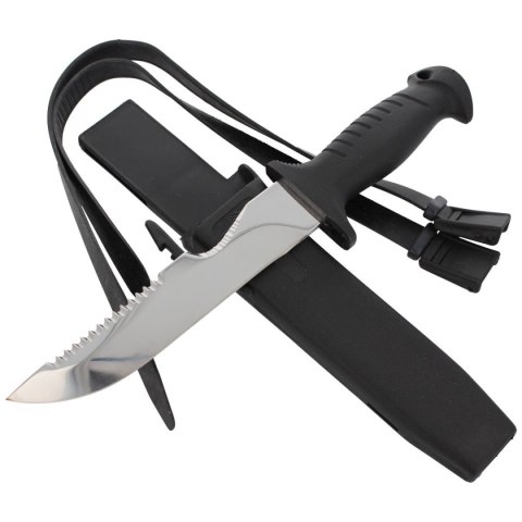 Nóż nurkowy MAC Coltellerie 180mm (SQUALO 18 BLACK) Nóż nurkowy MAC Coltellerie 180mm (SQUALO 18 BLACK)