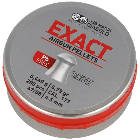 Śrut JSB Diabolo Exact Lead Free 4.5mm, 200szt (1004-02-200) Śrut JSB Diabolo Exact Lead Free 4.5mm, 200szt (1004-02-200)