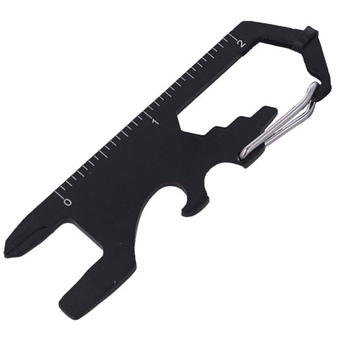 Barbaric MultiTool Card with Snap Hook, Black Stainless (39052) Barbaric MultiTool Card with Snap Hook, Black Stainless (39052)