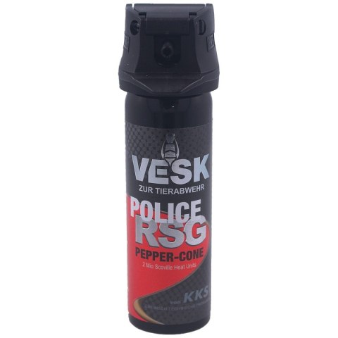 Gaz pieprzowy KKS VESK RSG Police 2mln SHU, Cone 63ml (12063-C) Gaz pieprzowy KKS VESK RSG Police 2mln SHU, Cone 63ml (12063-C)