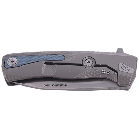 Nóż składany LionSteel ROK Grey Titanium, Satin M390 by Molletta (ROK G) Nóż składany LionSteel ROK Grey Titanium, Satin M390 by Molletta (ROK G)