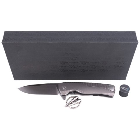 Nóż składany LionSteel ROK Grey Titanium, Satin M390 by Molletta (ROK G) Nóż składany LionSteel ROK Grey Titanium, Satin M390 by Molletta (ROK G)