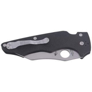 Nóż składany Spyderco YoJumbo G-10 Black Plain (C253GP)