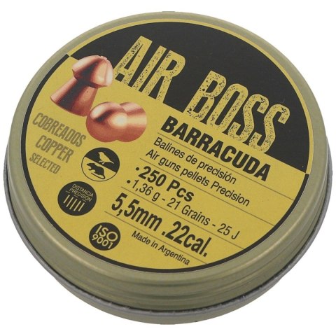 Śrut Apolo Air Boss Barracuda Copper 5.52 mm, 250 szt. 1.36g/21.0gr (30001-2) Śrut Apolo Air Boss Barracuda Copper 5.52 mm, 250 szt. 1.36g/21.0gr (30001-2)