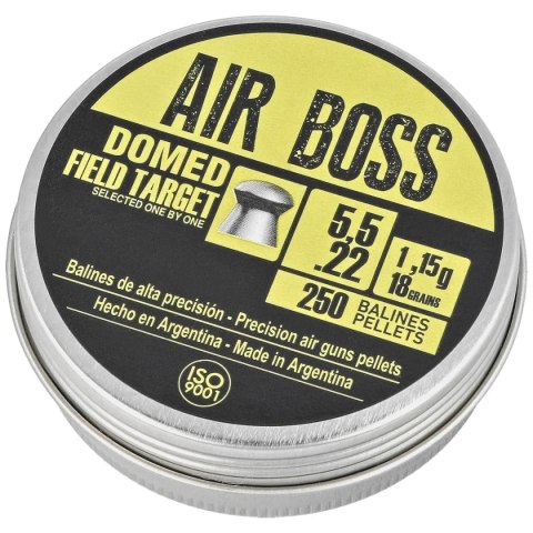 Śrut Apolo Air Boss Domed Field Target 5.5 mm, 250 szt. 1.15g/18.0gr (30203) Śrut Apolo Air Boss Domed Field Target 5.5 mm, 250 szt. 1.15g/18.0gr (30203)