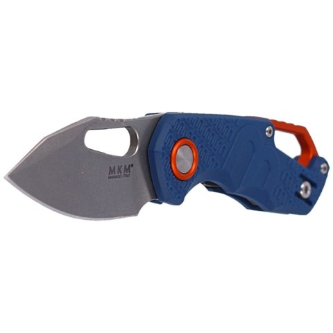 Nóż składany MKM Isonzo Clip Point Blue FRN, Stonewashed N690 by Jesper Voxnæs (MK FX03-3PBL)