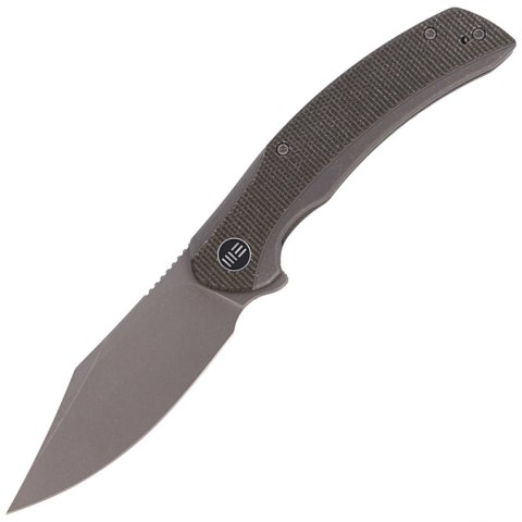 Nóż składany WE Knife Snick Gray Titanium / Dark Green Micarta, Gray Stonewashed CPM-20CV (WE19022F-5) Nóż składany WE Knife Snick Gray Titanium / Dark Green Micarta, Gray Stonewashed CPM-20CV (WE19022F-5)