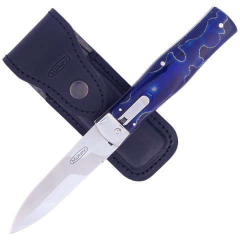 Nóż sprężynowy Mikov Predator Blue Raffir, Mirror N690 (241-BRa-1/KP BLUE) Nóż sprężynowy Mikov Predator Blue Raffir, Mirror N690 (241-BRa-1/KP BLUE)