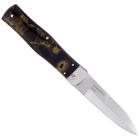 Nóż sprężynowy Mikov Predator Green Raffir, Mirror N690 (241-BRa-1/KP GREEN) Nóż sprężynowy Mikov Predator Green Raffir, Mirror N690 (241-BRa-1/KP GREEN)