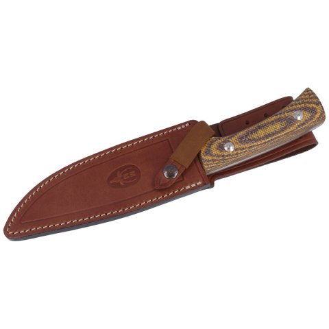 Nóż Muela Jabali Brown Micarta, Satin 170mm (JABALI-17G) Nóż Muela Jabali Brown Micarta, Satin 170mm (JABALI-17G)