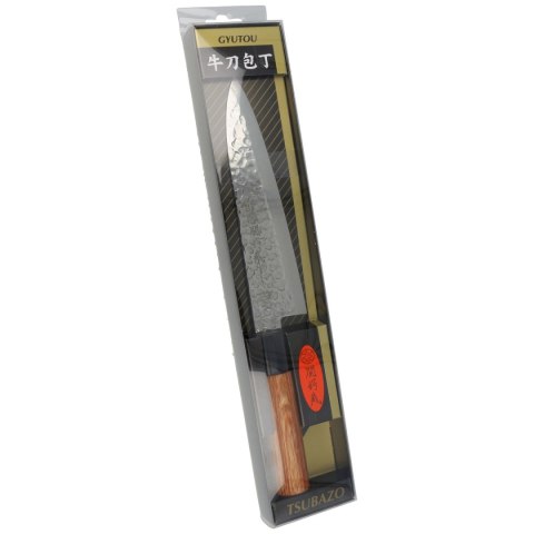 Nóż Tsubazo Gyuto Pakka Wood, Tsuchime Daido 1K6 (340318) Nóż Tsubazo Gyuto Pakka Wood, Tsuchime Daido 1K6 (340318)
