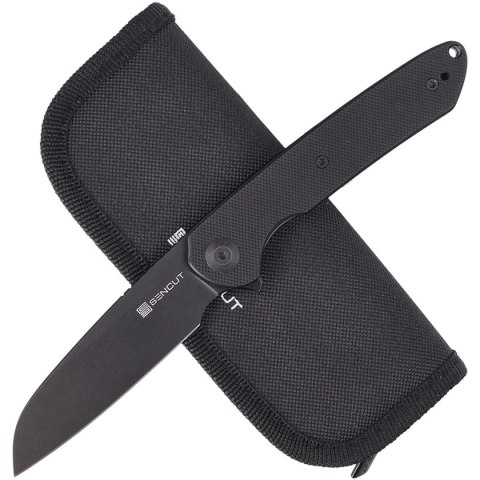 Nóż składany Sencut Kyril Black G10, Black Stonewashed 9Cr18MoV by Ferrum Forge Knife Works (S22001-1) Nóż składany Sencut Kyril Black G10, Black Stonewashed 9Cr18MoV by Ferrum Forge Knife Works (S22001-1)
