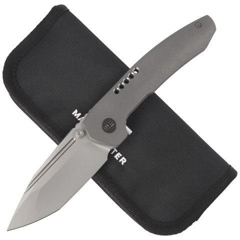 Nóż składany WE Knife Trogon Gray Titanium, Silver Bead Blasted CPM 20CV by Brian Brown (WE22002-1) Nóż składany WE Knife Trogon Gray Titanium, Silver Bead Blasted CPM 20CV by Brian Brown (WE22002-1)