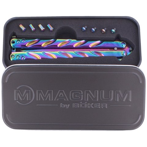 Nóż składany motylek Böker Magnum Balisong Rainbow (06EX401) Nóż składany motylek Böker Magnum Balisong Rainbow (06EX401)
