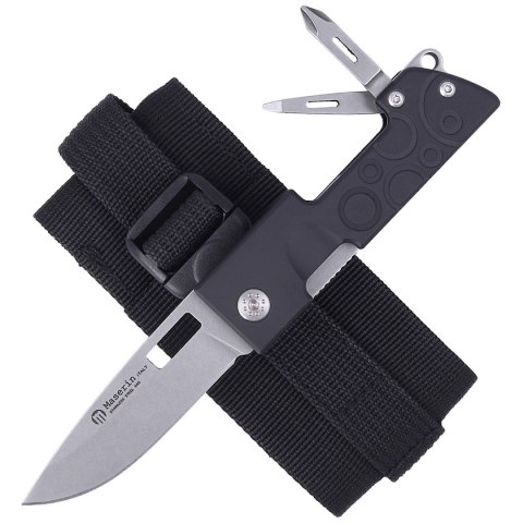 Nóż składany/Multi-Tool Maserin D-Dut 214 Black Aluminium, Stonewashed 440C by Bonus (214/N) Nóż składany/Multi-Tool Maserin D-Dut 214 Black Aluminium, Stonewashed 440C by Bonus (214/N)