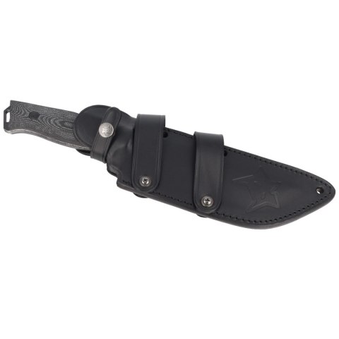 Nóż FOX Native Sandblasted Black Micarta, Black Idroglider Stone Washed D2 by Andrea Todesco (FX-611) Nóż FOX Native Sandblasted Black Micarta, Black Idroglider Stone Washed D2 by Andrea Todesco (FX-611)