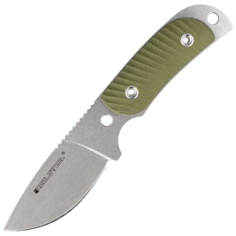 Nóż Real Steel Hunter 165 Green G10, Stonewashed 12C27 (3533) Nóż Real Steel Hunter 165 Green G10, Stonewashed 12C27 (3533)