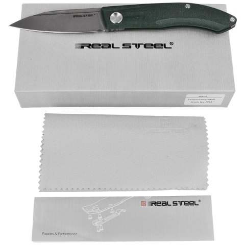 Nóż składany Real Steel Stella Green G10, Greywash VG-10 by Poltergeist Works (7054) Nóż składany Real Steel Stella Green G10, Greywash VG-10 by Poltergeist Works (7054)