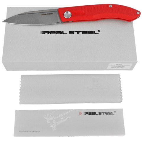 Nóż składany Real Steel Stella Red G10, Greywash VG-10 by Poltergeist Works (7053) Nóż składany Real Steel Stella Red G10, Greywash VG-10 by Poltergeist Works (7053)