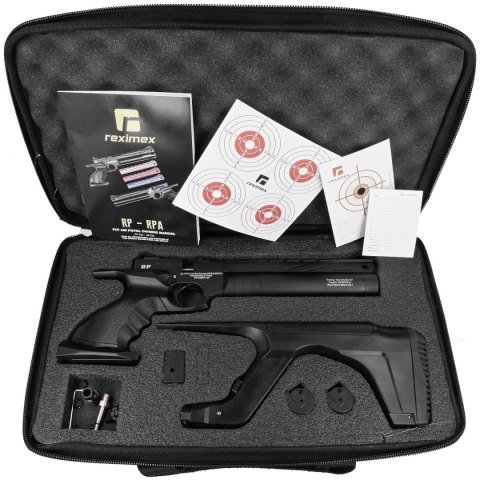 Pistolet wiatrówka PCP Reximex RP z regulatorem 4.5 mm Pistolet wiatrówka PCP Reximex RP z regulatorem 4.5 mm