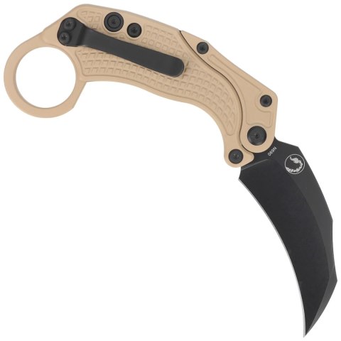 Nóż grawitacyjny Reate EXO-K Gravity Karambit Tan Aluminium, Black PVD N690 Nóż grawitacyjny Reate EXO-K Gravity Karambit Tan Aluminium, Black PVD N690