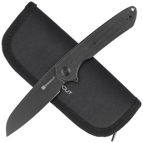 Nóż składany Sencut Kyril Black Micarta, Black Stonewashed 9Cr18MoV by Ferrum Forge Knife Works (S22001-3) Nóż składany Sencut Kyril Black Micarta, Black Stonewashed 9Cr18MoV by Ferrum Forge Knife Works (S22001-3)