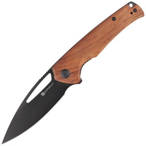 Nóż składany Sencut Mims Guibourtia Wood, Black Stonewashed 9Cr18MoVS (S21013-4) Nóż składany Sencut Mims Guibourtia Wood, Black Stonewashed 9Cr18MoVS (S21013-4)