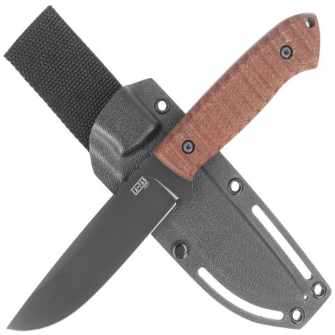 Nóż Za-Pas Ultra Outdoor Brown Toxic Micarta, Black Cerakote NMV (UOT-CE-M-BR) Nóż Za-Pas Ultra Outdoor Brown Toxic Micarta, Black Cerakote NMV (UOT-CE-M-BR)