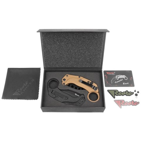 Nóż grawitacyjny Reate EXO-K Gravity Karambit Black Aluminium, Black PVD N690 Nóż grawitacyjny Reate EXO-K Gravity Karambit Black Aluminium, Black PVD N690