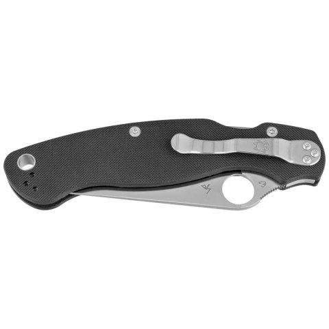 Nóż składany Spyderco Military 2 Black G10, Satin Plain CPM S30V by Sal, Eric Glesser (C36GP2) Nóż składany Spyderco Military 2 Black G10, Satin Plain CPM S30V by Sal, Eric Glesser (C36GP2)