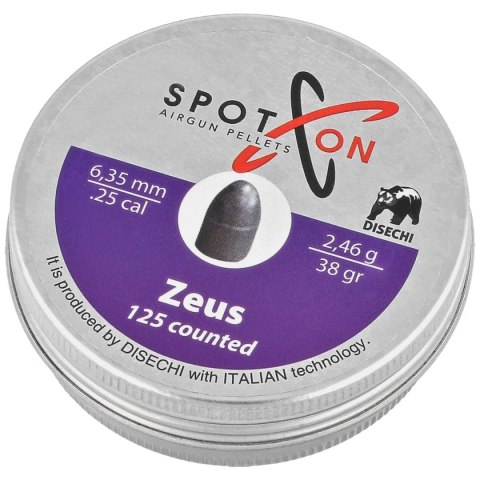 Śrut Spoton Zeus Slug 38 6.35 mm, 125 szt. 2.46g/38.0gr Śrut Spoton Zeus Slug 38 6.35 mm, 125 szt. 2.46g/38.0gr