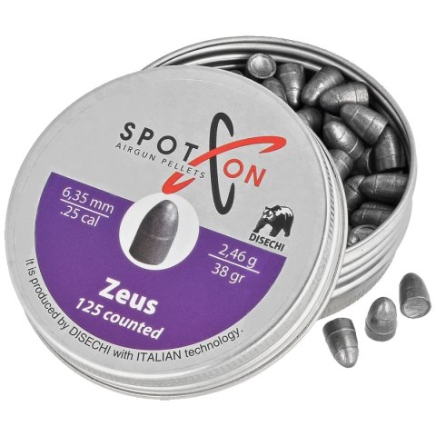 Śrut Spoton Zeus Slug 38 6.35 mm, 125 szt. 2.46g/38.0gr Śrut Spoton Zeus Slug 38 6.35 mm, 125 szt. 2.46g/38.0gr