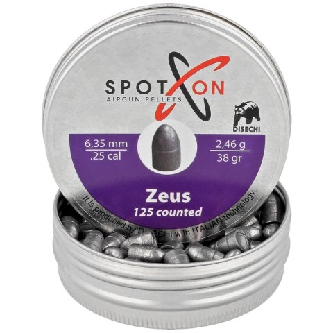 Śrut Spoton Zeus Slug 38 6.35 mm, 125 szt. 2.46g/38.0gr Śrut Spoton Zeus Slug 38 6.35 mm, 125 szt. 2.46g/38.0gr