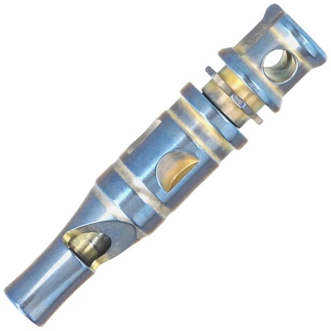 Gwizdek sygnalizacyjny Bestech Whistle Blue/Gold Titanium z łańcuszkiem (BM02A) Gwizdek sygnalizacyjny Bestech Whistle Blue/Gold Titanium z łańcuszkiem (BM02A)