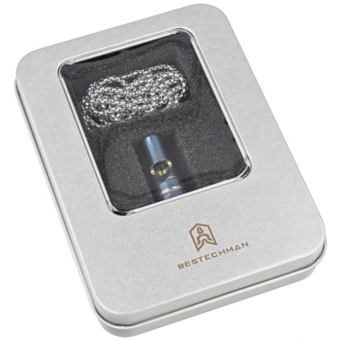 Gwizdek sygnalizacyjny Bestech Whistle Blue/Gold Titanium z łańcuszkiem (BM02A) Gwizdek sygnalizacyjny Bestech Whistle Blue/Gold Titanium z łańcuszkiem (BM02A)