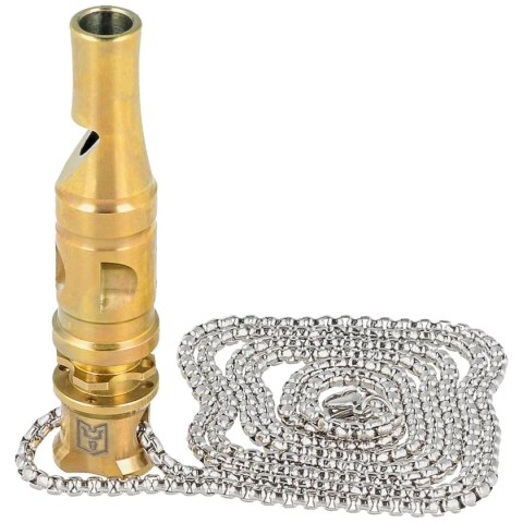 Gwizdek sygnalizacyjny Bestech Whistle Gold Titanium z łańcuszkiem (BM02C) Gwizdek sygnalizacyjny Bestech Whistle Gold Titanium z łańcuszkiem (BM02C)