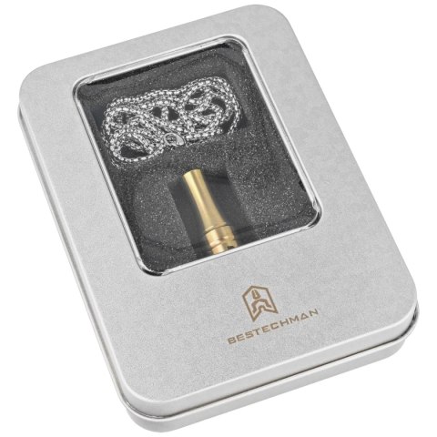 Gwizdek sygnalizacyjny Bestech Whistle Gold Titanium z łańcuszkiem (BM02C) Gwizdek sygnalizacyjny Bestech Whistle Gold Titanium z łańcuszkiem (BM02C)