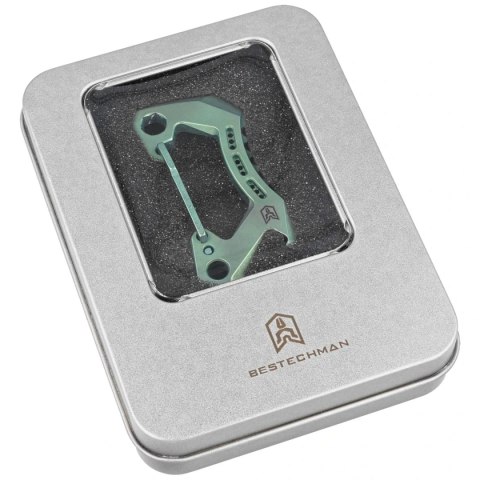 Karabińczyk Bestech Carabiner Green Titanium by Makar (BM15C) Karabińczyk Bestech Carabiner Green Titanium by Makar (BM15C)