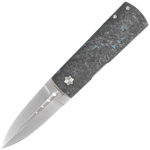 Nóż składany Maserin Daga Black/Blue FatCarbon, Satin Elmax by Attilio Morotti (372/B) Nóż składany Maserin Daga Black/Blue FatCarbon, Satin Elmax by Attilio Morotti (372/B)