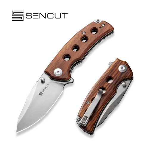 Nóż składany Sencut Excalis Guibourtia Wood, Satin 9Cr18MoV Knife (S23068-4) Nóż składany Sencut Excalis Guibourtia Wood, Satin 9Cr18MoV Knife (S23068-4)