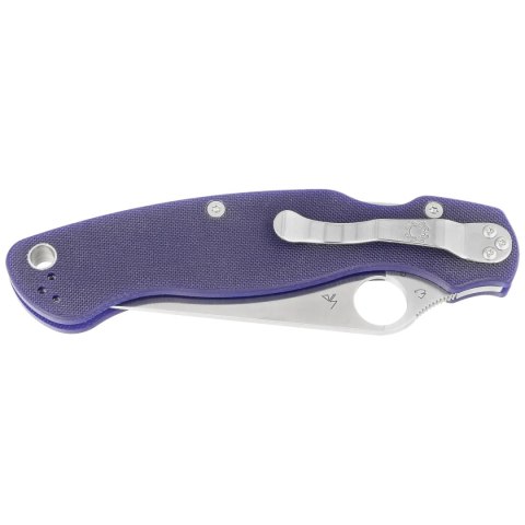 Nóż składany Spyderco Military 2 Dark Blue G10, Satin CPM S110V Plain by Sal, Eric Glesser (C36GPDBL2) Nóż składany Spyderco Military 2 Dark Blue G10, Satin CPM S110V Plain by Sal, Eric Glesser (C36GPDBL2)