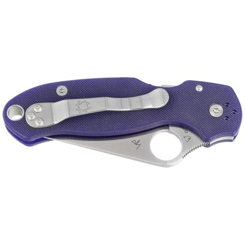 Nóż składany Spyderco Para 3 Cobalt Blue G10, Satin CPM SPY27 by Sal, Eric Glesser (C223GPCBL) Nóż składany Spyderco Para 3 Cobalt Blue G10, Satin CPM SPY27 by Sal, Eric Glesser (C223GPCBL)