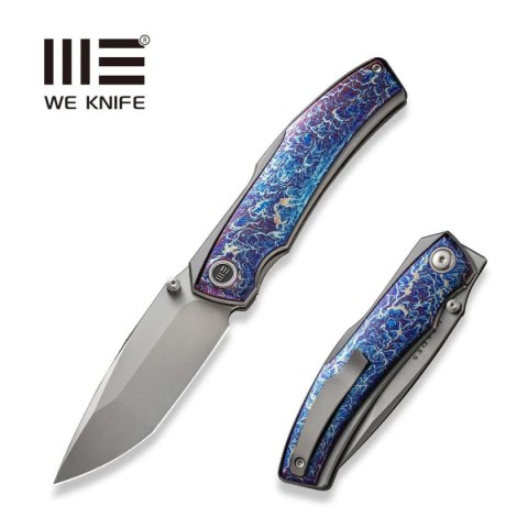 Nóż składany WE Knife Swordfin Flamed Titanium, Silver Bead Blasted CPM 20CV by Thys Meades (WE23067-1) Nóż składany WE Knife Swordfin Flamed Titanium, Silver Bead Blasted CPM 20CV by Thys Meades (WE23067-1)