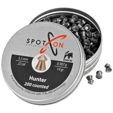 Śrut Spoton Hunter 5.5 mm, 200 szt. 0,907g/14,0gr Śrut Spoton Hunter 5.5 mm, 200 szt. 0,907g/14,0gr