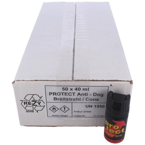 Gaz pieprzowy KKS ProTect Anti-Dog 1mln SHU 40ml Cone (01440-C) Gaz pieprzowy KKS ProTect Anti-Dog 1mln SHU 40ml Cone (01440-C)