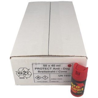 Gaz pieprzowy KKS ProTect Anti-Dog Red 1mln SHU, 40ml, Cone (01440-CR)