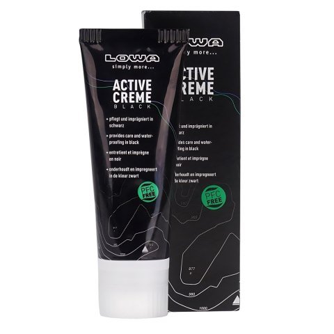 Impregnat do skóry Lowa Active Cream Black 75 ml Impregnat do skóry Lowa Active Cream Black 75 ml