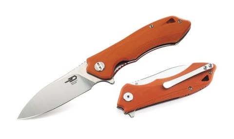 Nóż składany Bestech Beluga Orange G10, Stonewashed/Satin D2 (BG11E-2) Nóż składany Bestech Beluga Orange G10, Stonewashed/Satin D2 (BG11E-2)