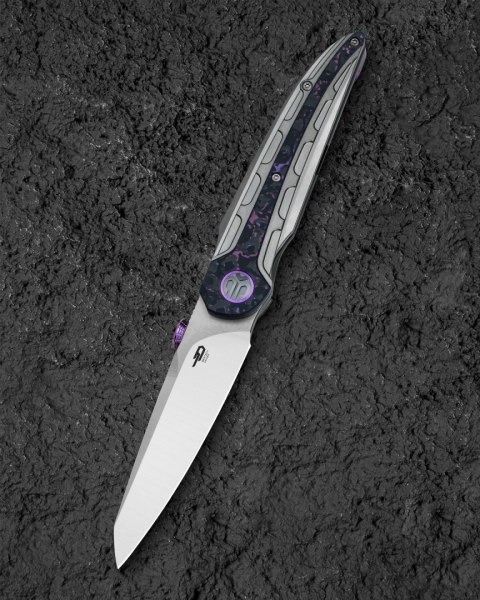 Nóż składany Bestech Prydwen Grey Titanium/Purple Haze Fat Carbon, Stonewashed/Satin MagnaCut by Kombou (BT2409A) Nóż składany Bestech Prydwen Grey Titanium/Purple Haze Fat Carbon, Stonewashed/Satin MagnaCut by Kombou (BT2409A)