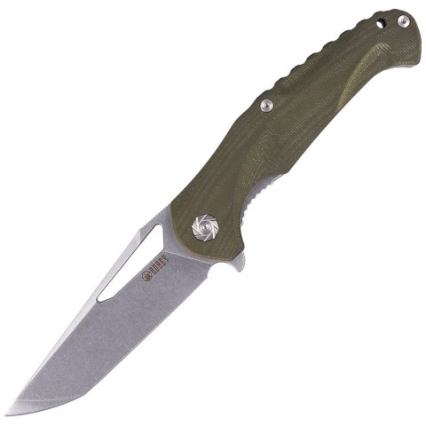 Nóż składany Kubey Dugu Green G10, Stonewashed D2 (KU210B-1) Nóż składany Kubey Dugu Green G10, Stonewashed D2 (KU210B-1)